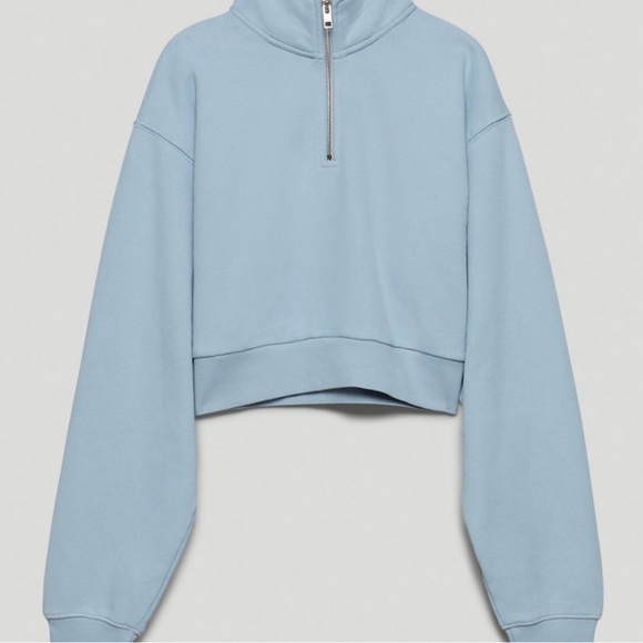 TNA Aritzia Cozy Fleece 1/4 Zip - Picture 2 of 5